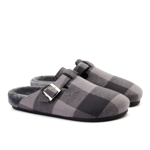 Snuggs Clogs Dark Grey x Light Grey Checkered